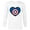 White, variant on Marvel Captain America Avengers Heart Love Valentine’s Day - Long Sleeve T-Shirt for Men - Customized-White