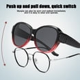 thumbnail image 3 of Joernso Fit Over Glasses Sunglasses for Women Men Wrap Around UV Protection Polarized Sun Glasses for Driving Fishing Cycling Running, 3 of 8
