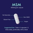 thumbnail image 6 of BESTVITE MSM 1000mg made with OptiMSM (240 Capsules) - No Stearates - GMO Free - Gluten Free, 6 of 7
