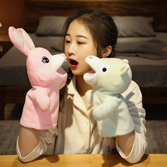 Plush Hand Puppet Stuffed Animal Hand Puppet Hand Puppet Toy Plush Hand Puppet Donkey Lamb Panda  Soft Stuffed Animal Hand Puppet Toy For Storytelling Gift For Kids Adult