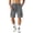 Gray, variant on Nestiefly Mens Casual Sweat Cargo Cotton Shorts Drawstring Elastic Waist Athletic Workout Gym Jogger Shorts with Pockets Black 2XL