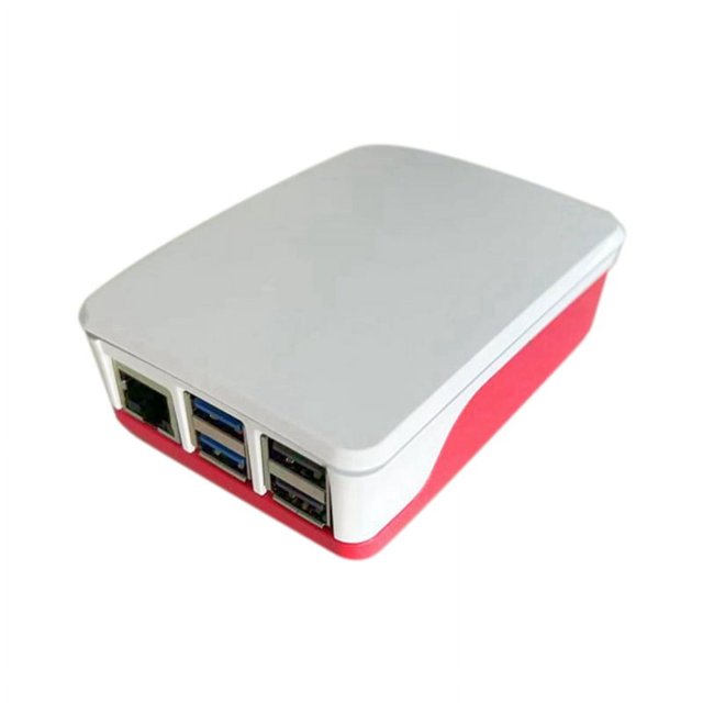 Para 5 Case Active Cooling PWM Fan Case PI5 Carcasa de Plástico para una Protección Mejorada Carcasa Roja y