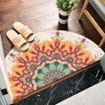 thumbnail image 4 of Semicircular Floor Carpet Mat Half  Entrance Door Rug Non-Slip Welcome Doormat for Patio Front, 4 of 7