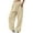 Beige, variant on ​Women's Fleece Lined Thermal Sweatpants High Waist Jogger Winter Pants With Pockets Cozy Cold Weather Lounge Wear​ Green