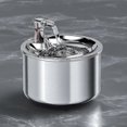 thumbnail image 2 of Cat Water Fountain, Stainless Steel, 2l, Ultra-quiet, Pet Drinking Fountain With, Usb Powered Water Dispenser For Cats And Dogs--eu Regulation-xinhan, 2 of 3