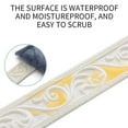 thumbnail image 4 of SEARCHI 3D Wallpaper Border Stickers Self Adhesive Wall Trim Line Skirting Border Removable Foam Molding Trim Wall Room Tiles Sticker Waterproof Baseboard Wallpaper, 4 of 6