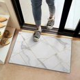thumbnail image 2 of White Gold Geometric Marble Door Rugs,Washable Non Slip Door Mats Indoor,Decorative Door Mats,Entry Mat Indoor for Entrance,Bedroom,Kitchen,Bathroom,16"x24", 2 of 6