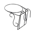 thumbnail image 4 of jinwen Railing Flower Pot Hanging Basket Iron Art Potted Display Rack for Deck Home A, 4 of 9