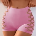 thumbnail image 6 of Quixlent Womens Boy Shorts Underwear No Show Seamless Side Hollow Boxer Briefs Sexy Mid Rise Stretch Bikini Panties, 6 of 8