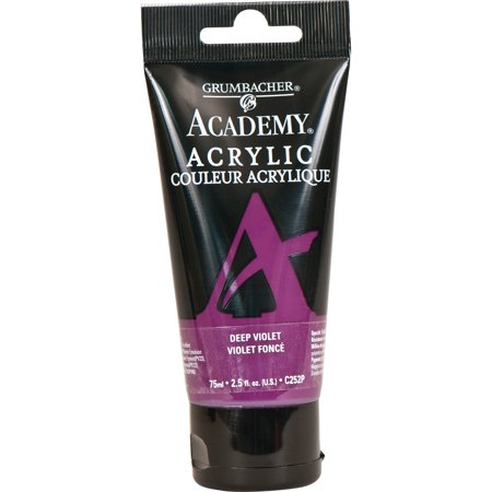UPC: 0014173376053 | Grumbacher Academy Acrylic  75ml Tube  Deep Violet