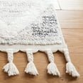 thumbnail image 3 of SAFAVIEH Moroccan Tassel Caelestinus Diamond Shag Area Rug, Beige/Ivory, 5'3" x 7'6", 3 of 8