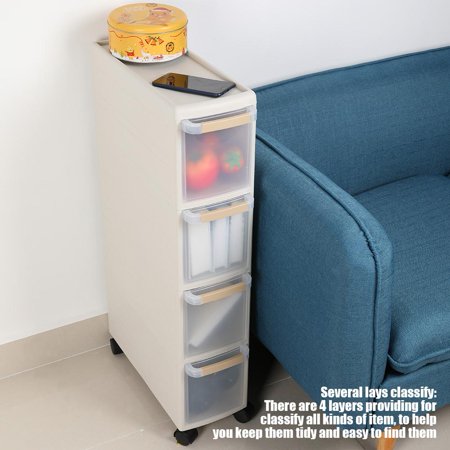 Yosoo 4 Lays Portable Multifunctional Removable Storage Box Drawer