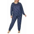 thumbnail image 3 of Wizarding World Womens 2-Piece Cozy Pajama Set (Harry Potter Navy, X-Large), 3 of 8