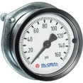 thumbnail image 3 of Global Industrial B2781388 2 in. 30 in. VAC 0.125 in. NPT CBM with U-Clamp Plastic Pressure Gauge, 3 of 3