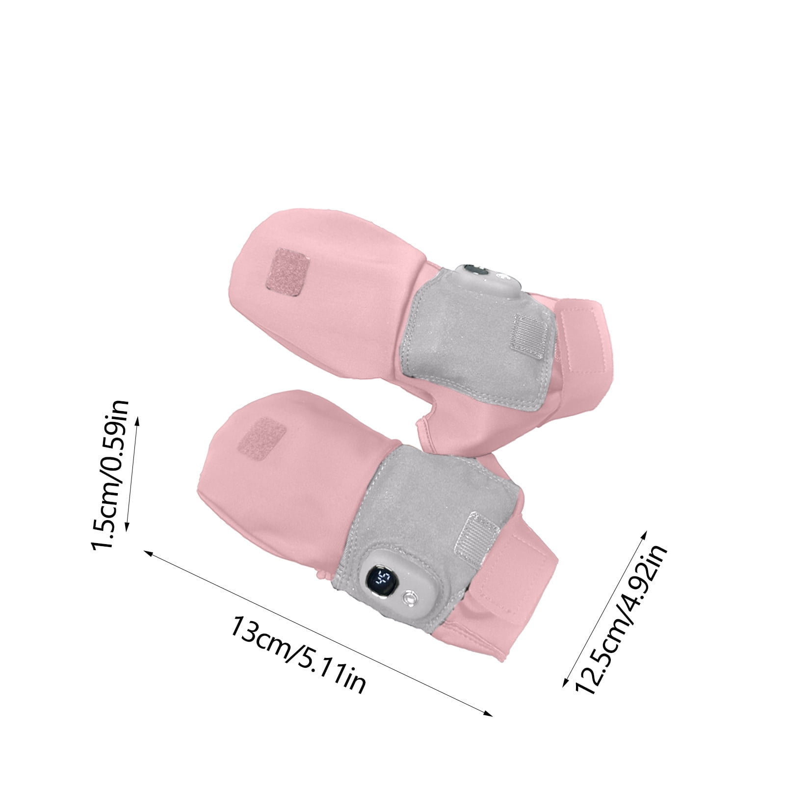 Rechargeable USB Heated Gloves - Portable Hand Warmers with Temperature Control, Quick Heat for Winter Outdoor & Indoor Use - Comfortable, Stylish, Long-Lasting Battery Pink