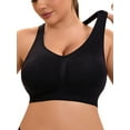 thumbnail image 3 of OWLCE Women's Wireless Bra Comfort  up to 44DD  No Underwire Unlined Cami Bra Seamless  Sports Bra  Valentine's Day  live  Breathable Daily Wear, 3 of 6