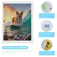 thumbnail image 3 of Diamond Art Kits for Adults - Corgi Surf Sunset Waves Candies Beach 5d Diamond Painting for Adults, Diamond Art for Adults Beginners, Frameless Diamond Painting Kits for Adults for Home Wall Decor, 3 of 7