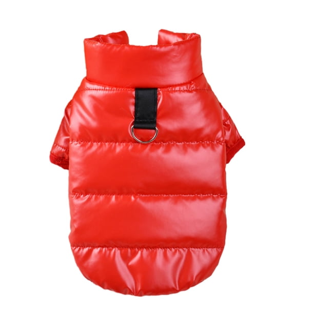 Billuyoard Ropa para mascotas al aire libre Manténgase activo con el perro sin importar el clima Perros Abrigos de invierno fríos con estilo Ropa para mascotas rojo XL