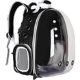 thumbnail image 2 of Transparent Bubble Pet Carrier Backpack, Airline-Approved for Cats and Puppies, Designed for Travel, Hiking, and Outdoor Adventures Black, 2 of 8