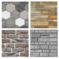 thumbnail image 4 of SLYNSHome Clearance Wall Paper Brick Stone Rustic Effect Self-adhesive Wall Sticker Home Decor, 4 of 7