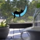 thumbnail image 4 of Gatos durmiendo en la luna vidriera colgando, gatos decorando regalos para los amantes de los gatos, 4 of 7
