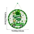 thumbnail image 3 of Overstock Outlet Welcome Sign for St. Patrick’S Day, Wooden Hanging Saint Patrick’S Day Door Decor for Home, Porch, Wall, and Irish Festival Holiday Decorations St Patricks Day Decorations, 3 of 5