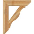 thumbnail image 3 of Ekena Millwork 6"W x 30"D x 36"H Funston Slat Rough Sawn Bracket, Western Red Cedar, 3 of 4