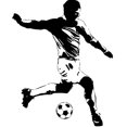 thumbnail image 1 of Soccer Player Peel & Stick Giant Wall Decals, 1 of 1