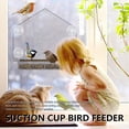 thumbnail image 4 of House Window Wild Bird Feeder Outdoor Removable Suction Cups Sliding Patio Feed For Garden Yard Birds Tray Automatic, 4 of 8
