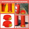 thumbnail image 3 of USHOBE 2Pack Fire Extinguisher Rack Red Plastic for Emergency Situations and Quick Access, 3 of 8
