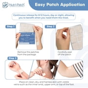 NUTRI-PATCH Inflam Topical Vitamin Patches, Physician Formulated, 30 Count