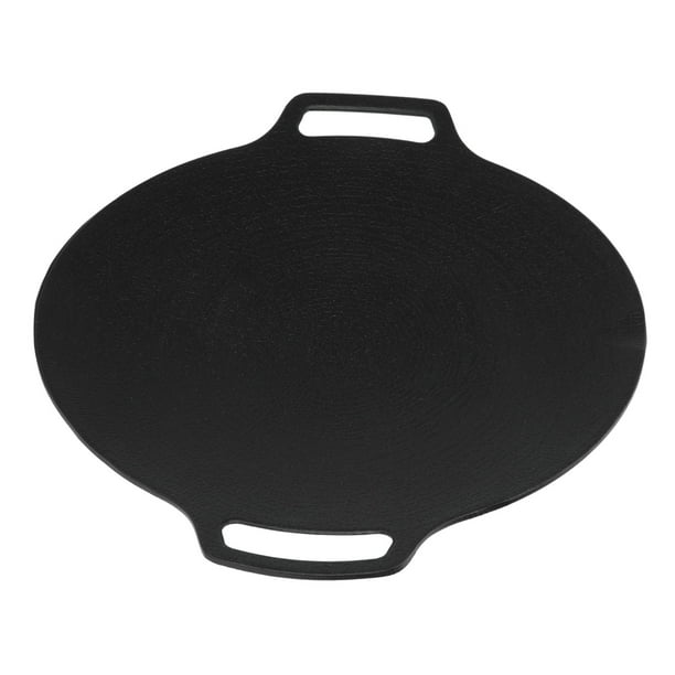Sartén Para Parrilla Coreana Antiadherente, Cocina De Gas Con Revestimiento De 6 Capas, Plancha Redonda Para Barbacoa Con Doble, Para Acampar Al Aire