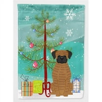 Carolines Treasures BB4242GF Merry Christmas Tree Brindle Boxer Flag Garden Size