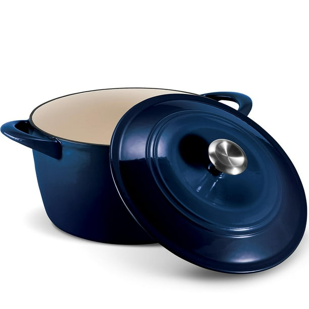 Tramontina Enameled Cast Iron 7Qt. Covered Round Dutch Oven (Assorted