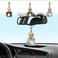 thumbnail image 1 of Xihbxyly Difusor de Perfume para Coche, Botella Colgante de Aromaterapia, Aroma Dulce de Larga Duración, Elegante Diseño de Cristal, Estampado Floral, Práctico para Colgar En El Espejo Retrovisor, Re, 1 of 6