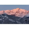 thumbnail image 2 of Frank, Jacob W. 24x17 Gold Ornate Wood Framed with Double Matting Museum Art Print Titled - First light on Electric Peak, Yellowstone National Park, 2 of 4
