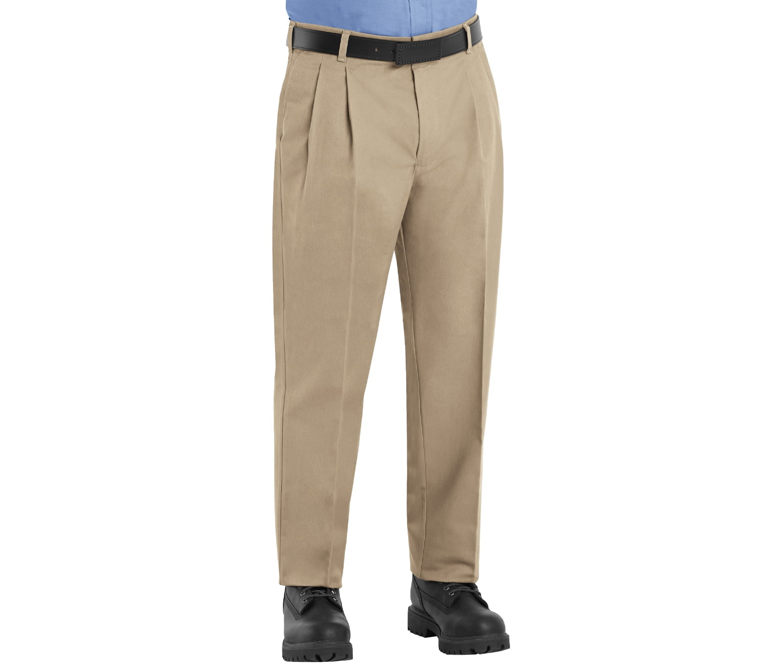 Red Kap Men's Pleated Twill Slacks