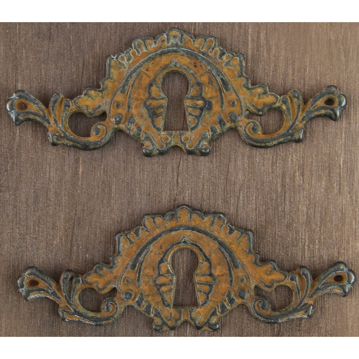 Metals Embellishments, #10, 3.25' x 1.25', 2pk