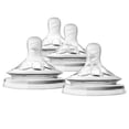 thumbnail image 1 of Tetina de flujo medio Philips Avent Natural 3M+ paquete de 4 flujo 3 SCF653/43, 1 of 3
