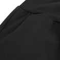 thumbnail image 7 of Black Of Friday Deals Trousers For Womens Elasticated Bouquet Feet Pants Drawstring Slacks Solid Color Trousers Straight Leg Pants Pockets Slacks Slim Fit Sport Trousers High Waist Pants, 7 of 7