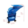 thumbnail image 2 of Soil Crusher Organic Fertilizer Crusher Electric Soil Crusher with Tires 220V 3KW, 2 of 12