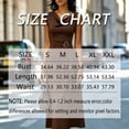 thumbnail image 6 of Morttic Women's Solid Color Sleeveless Cowl Neck Midi Dress – Elegant Ruched Tied Waist A-Line Dress Office & Party Wear Khaki，L, 6 of 6