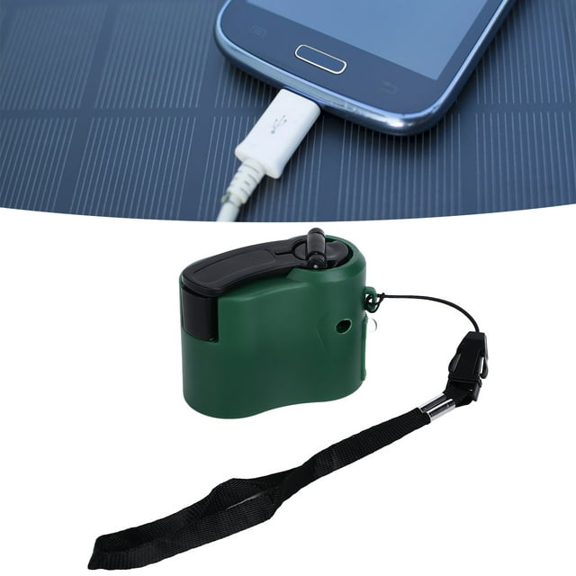 Cargador de Teléfono Con Manivela USB, Generador de Emergencia Portátil, ideal para Senderismo al Aire Libre