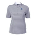 thumbnail image 2 of Women's Cutter & Buck  Navy Tampa Bay Rays Virtue Eco Pique Stripe Top, 2 of 3