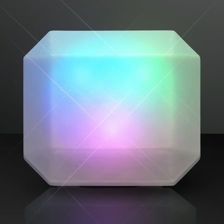 FlashingBlinkyLights Color Changing Emerald-Cut LED Deco Gem Ring