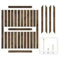 thumbnail image 3 of BELLEZE 60 Inch DIY Sliding Interior Barn Door, Modern Farmhouse - Espresso, 3 of 6