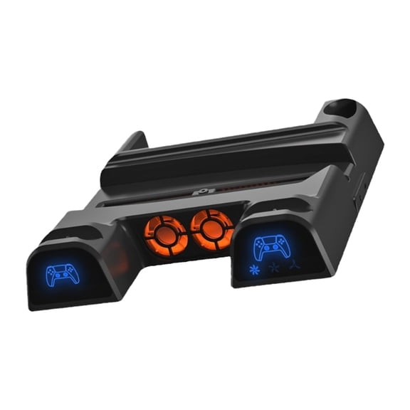 Vertical Cooling Base Controller Charger Holder Stand for P5 Host Built-in Fan