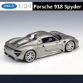 thumbnail image 2 of Welly 1:24 Porsche 918 modelo de coche deportivo de aleación Diecasts vehículos de carreras de Metal modelo colección de simulación juguetes para niños regalo, 2 of 5