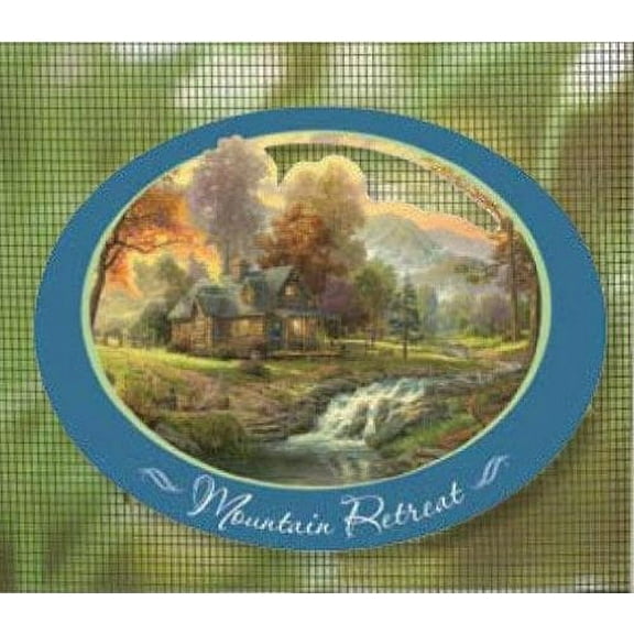 Thomas Kinkade Screen Saver- Mountain Retreat