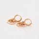 thumbnail image 3 of Arracada Huggies Corazón Colgante con Swarovski Oro 18K Lam dorado Unitalla, 3 of 7